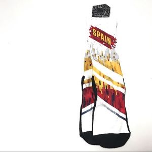 Rock Em Men’s Crew Socks L 9-13 White Red Spain
